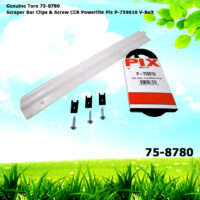 Genuine Toro 75-8780 Scraper Bar Pix 75-9010 V-Belt Clips & Screw CCR Powerlite