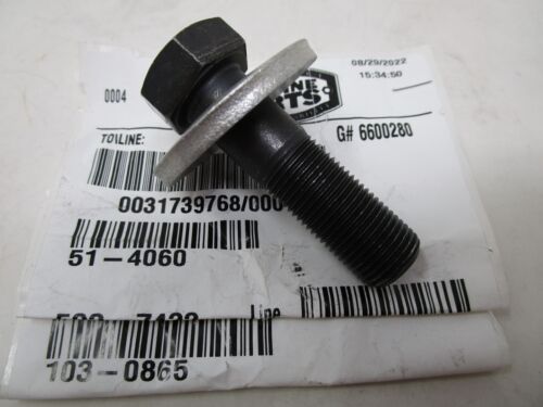 Genuine Toro Exmark Screw Bolt 51-4060 & Washer 103-0865 Z Master Mower Blade - Image 3