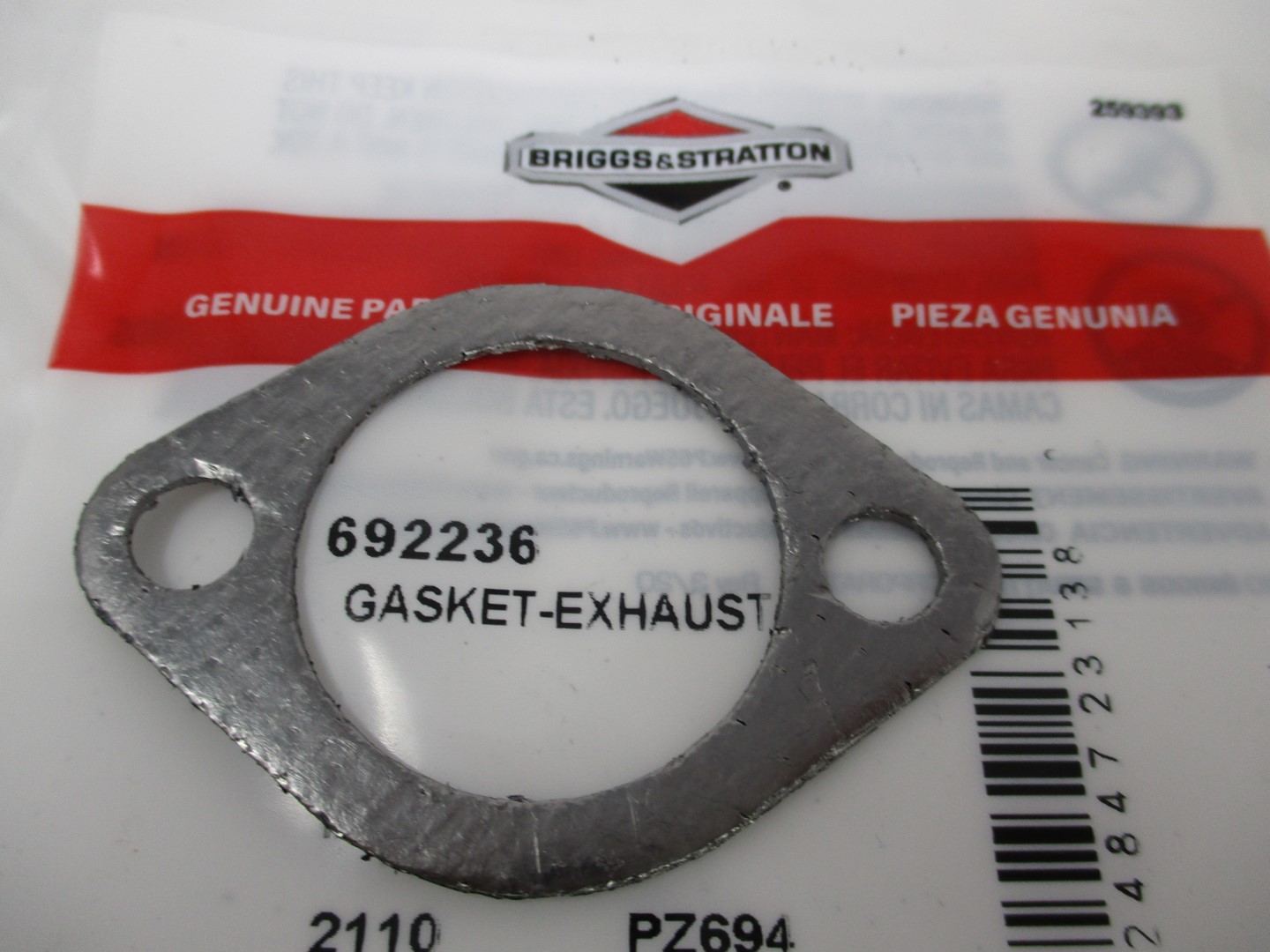 Genuine Briggs & Stratton 692236 Exhaust Gasket - Image 3