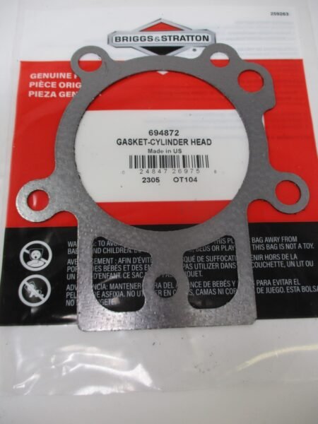 Genuine Briggs & Stratton 694872 Cylinder Head Gasket 20T237 20T132 20S232 - Image 3