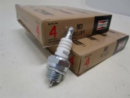 8 Genuine Champion 863 RCJ8Y Nickel Spark Plug's Copper Plus Chainsaw - Image 2