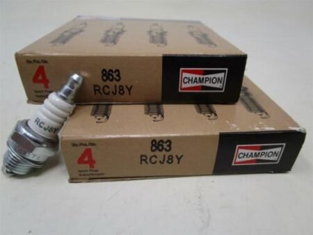 8 Genuine Champion 863 RCJ8Y Nickel Spark Plug's Copper Plus Chainsaw