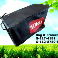 Genuine Toro 112-8750-03 Frame & Bag 117-4191 Bl. Grass Catcher Recycler Mower