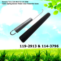 Genuine Toro 119-2913 & 114-3796  Clutch Spring & Cover Power Clear Powerlite Snowthrower