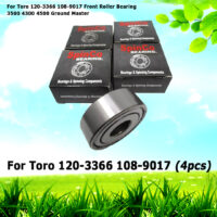 4 For Toro 120-3366 108-9017 Front Roller Bearing 3500 4300 4500 Ground Master
