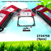 5 Genuine Briggs & Stratton 272475S Rocker Valve Cover Gasket