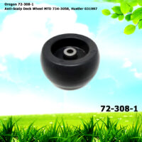 Oregon 72-308-1 Anti-Scalp Deck Wheel MTD 734-3058 Hustler 031997