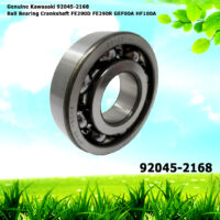 Genuine Kawasaki 92045-2168 Ball Bearing Crankshaft FE290D FE290R GEF00A HF100A