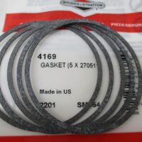 5 Genuine Briggs & Stratton 4169 270511 Carburetor Float Bowl Gasket