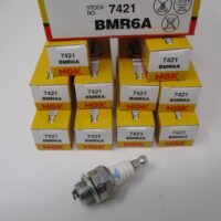 10 Genuine NGK 7421 BMR6A Spark Plug cross for 5921 BM6A Small Engine