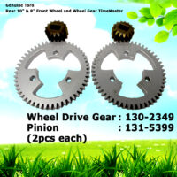 2 each Genuine Toro 130-2349 Wheel Drive Gear & 2 Pinion 131-5399 for Wheel 137-4843 Recycler
