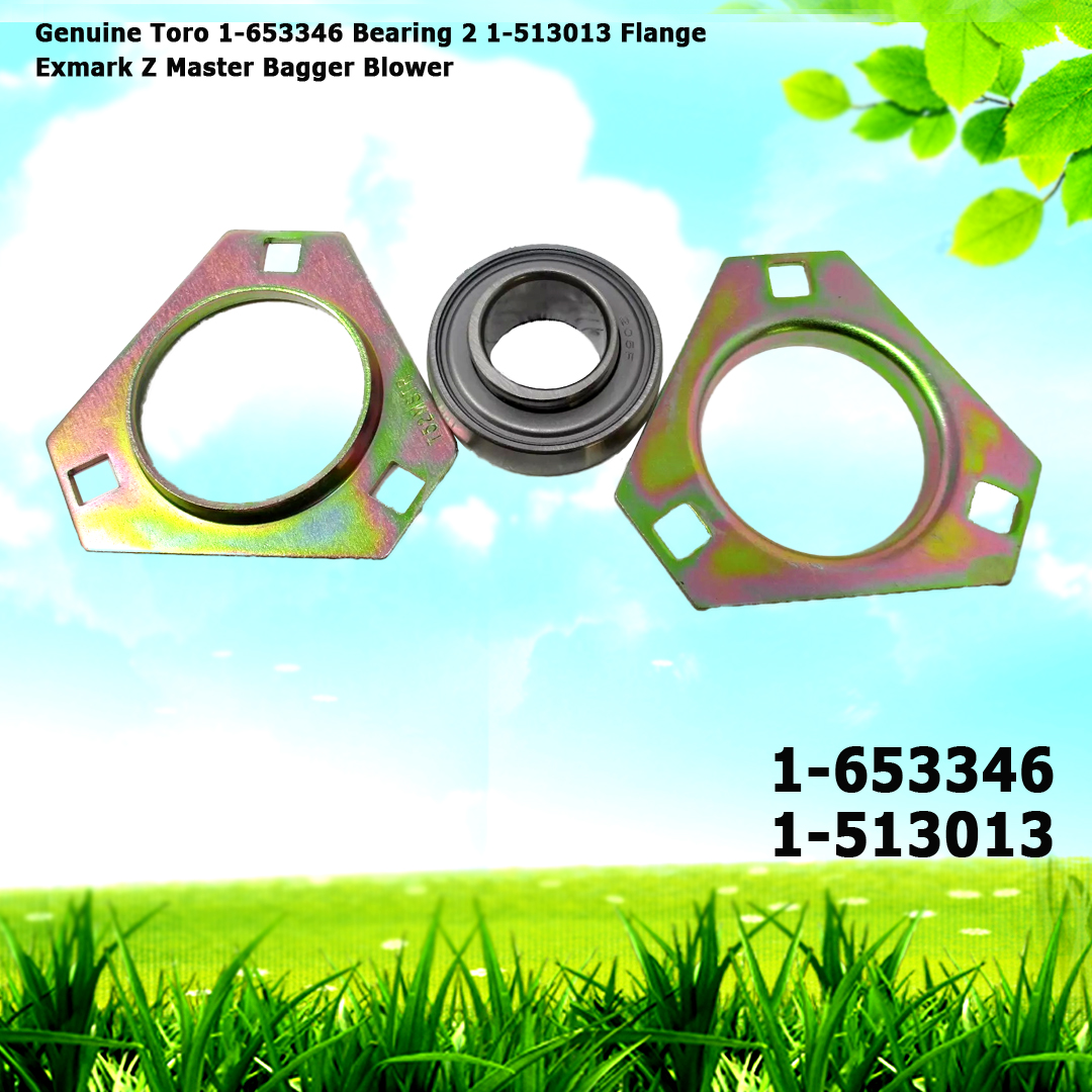 Genuine Toro 1-653346 Bearing & 2 1-513013 Flange Exmark Z Master