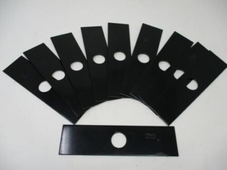 10 Genuine Oregon 40-140 Edger Blades 8” X 2” X .090” 1” Center Hole Heat Treated - Image 4