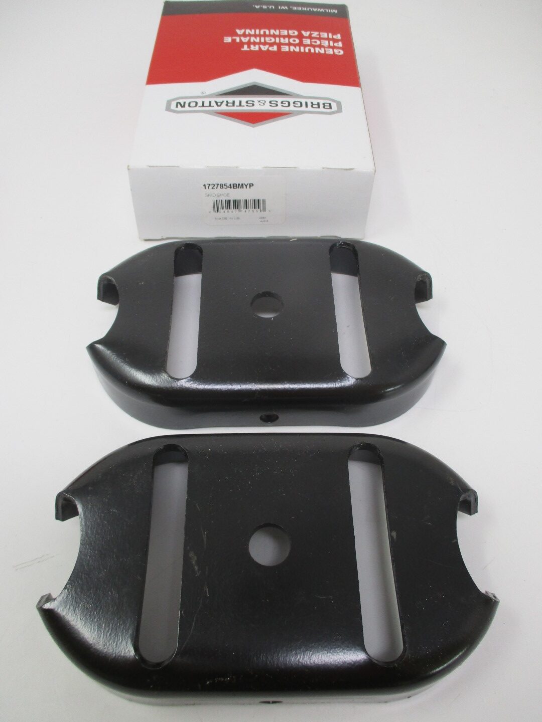 2 Genuine Briggs & Stratton 1727854BMYP Snow Thrower Shoe Skid Ferris, Lesco-Briggs, Simplicity, Snapper, Snapper Pro - Image 3