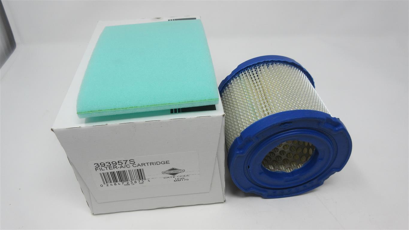 Genuine Briggs & Stratton 393957S & 271794S Air Filter & Pre-Air Filter - Image 2