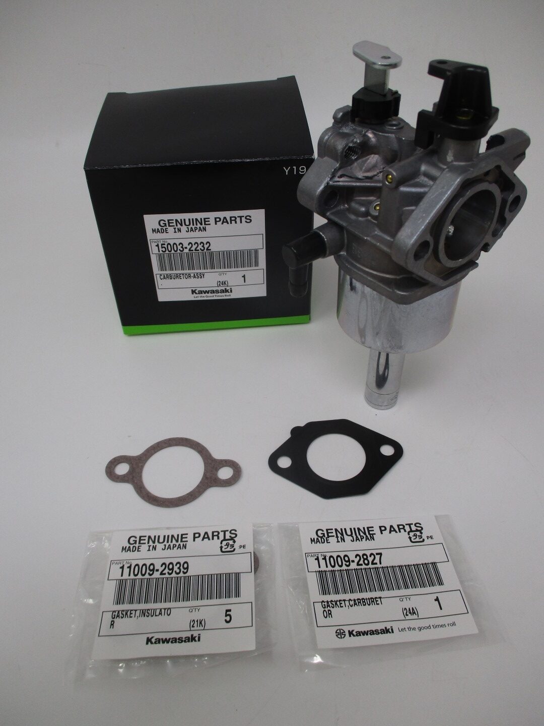 Genuine Kawasaki 15003-2232 Carburetor 11009-2939 1009-2827 Gaskets FE350D - Image 6