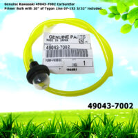 Genuine Kawasaki 49043-7002 Carburetor Primer Bulb & 20" Tygon Line 15004-0959