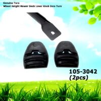 2 Genuine Toro 105-3042 Wheel Height Mower Deck Lever Knob