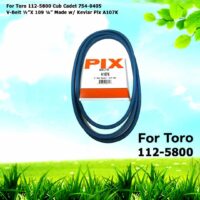 For Toro 112-5800 Cub Cadet 754-0405 V-Belt ½”X 109 ¼” Made with Kevlar Pix A107K