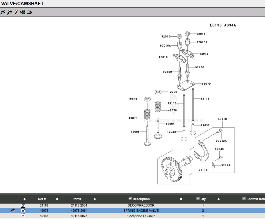 Genuine Kawasaki 12004-2098 Intake Valve FE120G Toro 1000 Flex 21 - Image 5