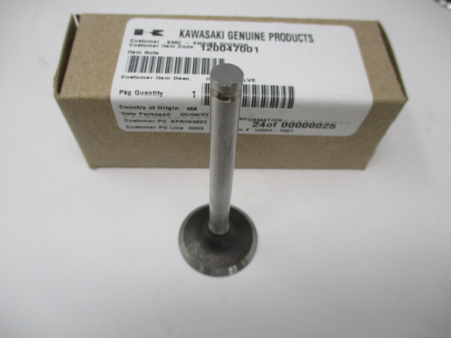 Genuine Kawasaki 12004-7001 Intake Valve for FH451V FH500V