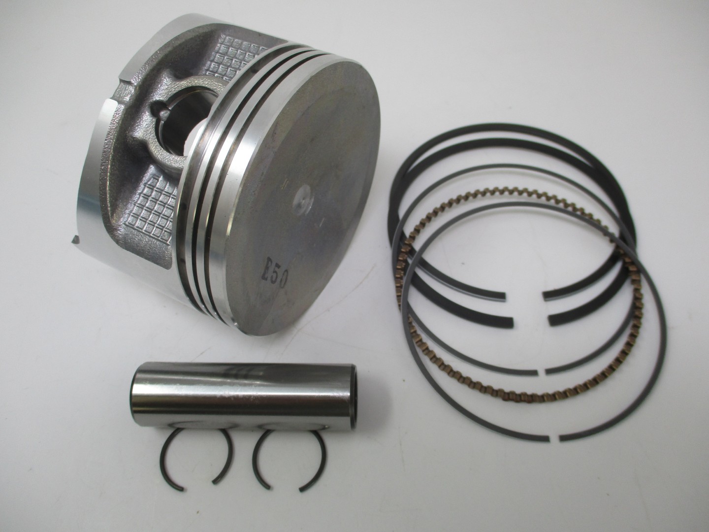 Genuine Kawasaki Piston & Rings 13029-2136, 13025-2101, Pin 13002-2079, Snap Rings 92033-1207 FE400D Oversize 0.50 - Image 5