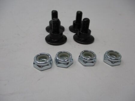 4 Pcs each Genuine Toro 136-7182 84-1971 Paddle Nuts & Bolts Kit Snowthrower CCR2450 CCR3650 - Image 2