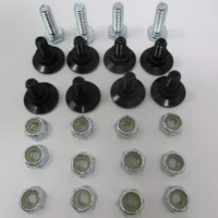 8 Genuine Toro 136-7182 84-1971 CCR2450 CCR 3650 Paddle Bolt & Nut Kit Snowthrower 6053