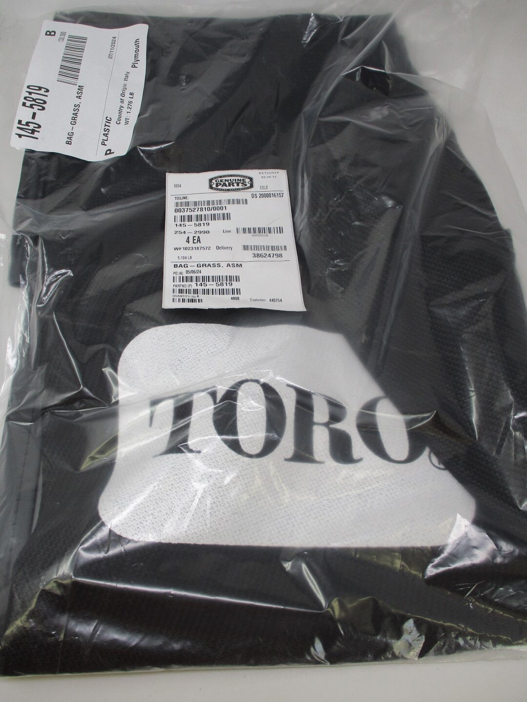 Genuine Toro 145-5819 Grass Catcher Bag Only 21” Recycler Flex-Force Power System - Image 5