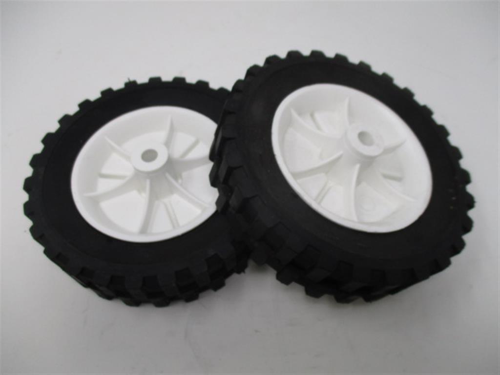 2 Genuine Toro 66-6510 Snowblower Wheels 7” X 1½” 1/2” Axle SnowThrower For CCR CCR2000 - Image 2