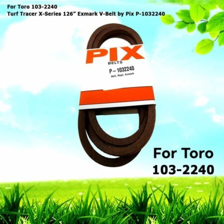 For Toro 103-2240 Turf Tracer X-Series 126” Exmark V-Belt by Pix P-1032240