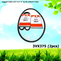 2 For Cogged V-Belt 3/8” X 37 ½" in Pix 3VX375