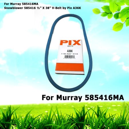 For Murray 585416MA Snowblower 585416 ½” X 38” V-Belt in a Pix A36K