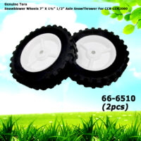 2 Genuine Toro 66-6510 Snowblower Wheels 7” X 1½” 1/2” Axle SnowThrower For CCR CCR2000