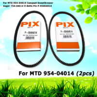 2 For MTD 954-04014 Compact Snowthrower Auger V-Belts