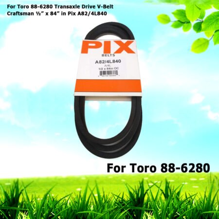 For Toro 88-6280 Transaxle Drive V-Belt Craftsman ½” x 84” in Pix A82/4L840