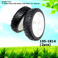 2 Genuine Toro 105-1814 8” Wheel Push Mower for 22" Recycler