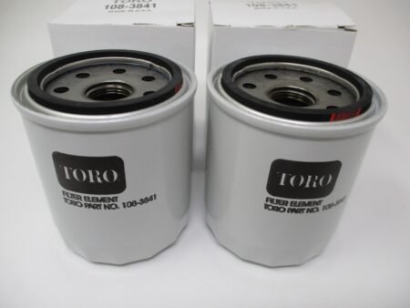 2 Genuine Toro 108-3841 Oil Filters Engine Diesel Reelmaster 5410 5510 223 5610