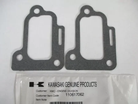 2 Genuine Kawasaki 11061-7062 Manifold Carburetor Gasket FX921V FXT00V - Image 2