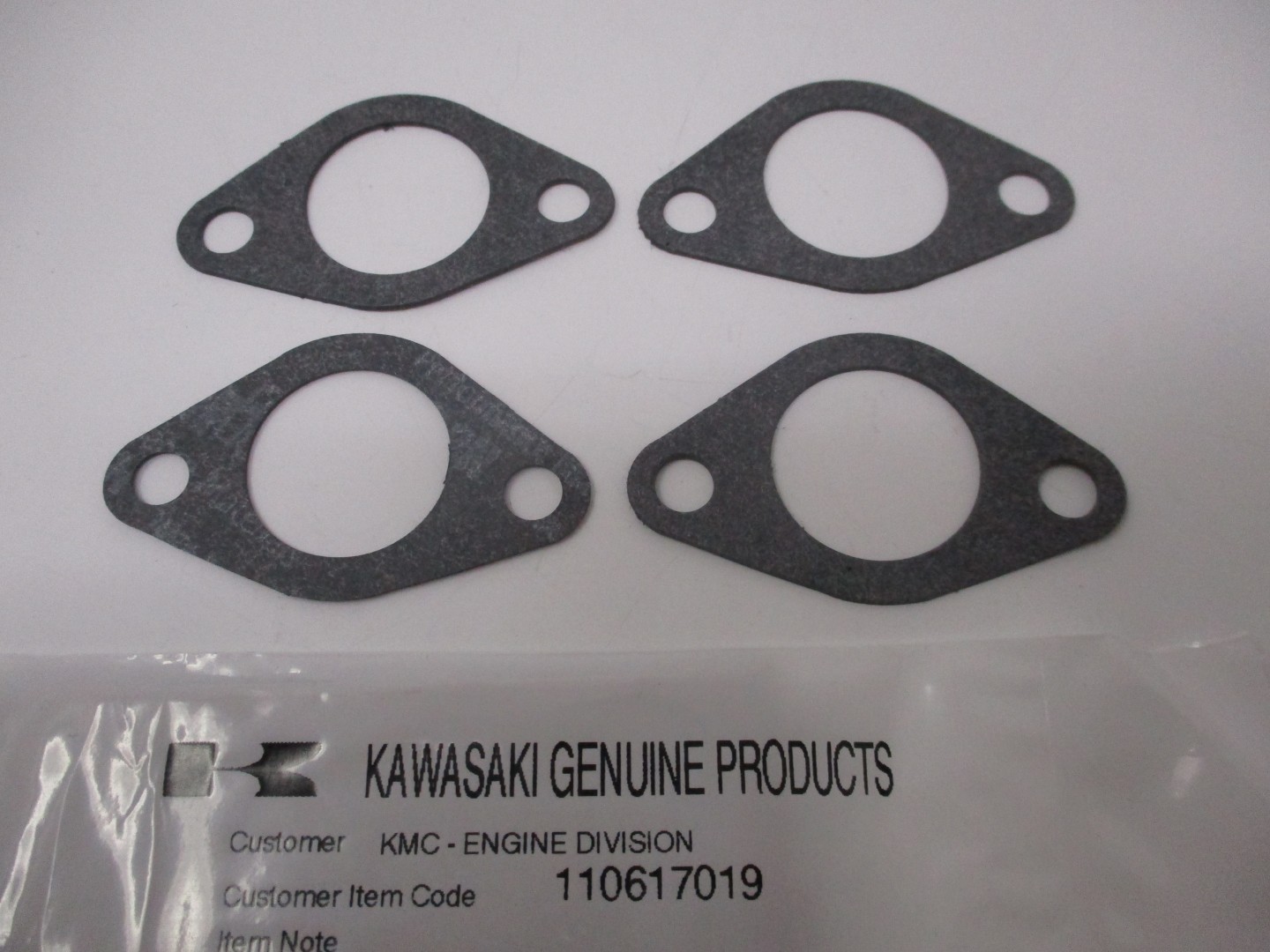 4 Genuine Kawasaki 11061-7019 Intake Manifold Gasket FH451V FH500V FH531V FH541 - Image 3