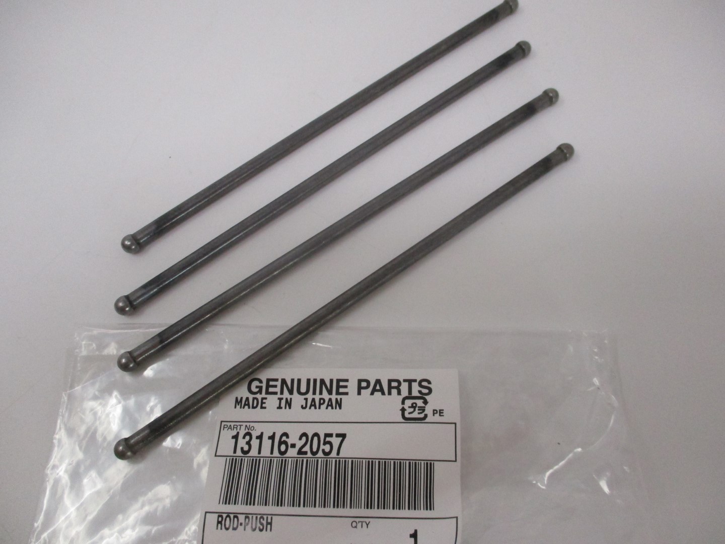 4 Genuine Kawasaki 13116-2057 Push Rods FH381V FH451V FH580V FD620D FD661D - Image 3