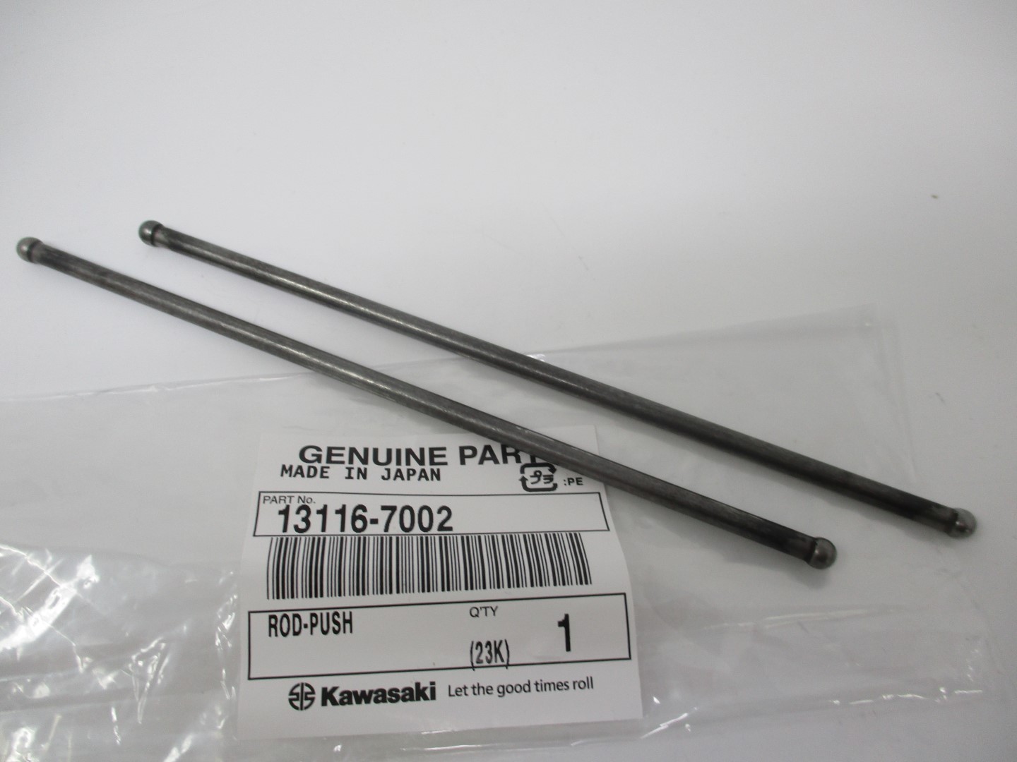 2 Genuine Kawasaki 13116-7002 Push Rods FH601V FH641V FH680V FH721V - Image 3