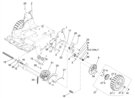 Genuine Toro Exmark 131-9667 Transmission Commercial 30” Mower - Image 6