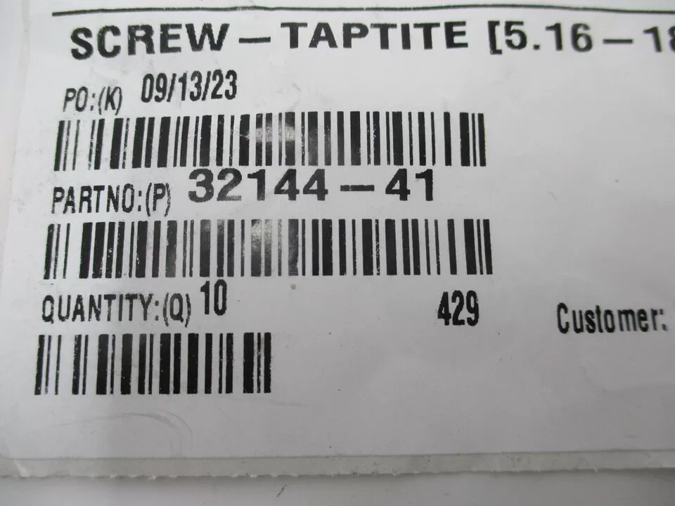 5 Genuine Toro 32144-41 Taptite Screw Bolts 5/16" - Image 4