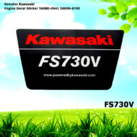 Genuine Kawasaki FS730V Engine Decal Sticker 56080-0941 56090-0745