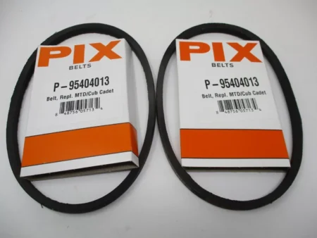 2 For MTD & Cub Cadet 954-04013 Snow Thrower V-Belt 3/8" X 21" in a Pix P-95404013 - Image 3