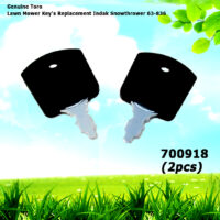2 Genuine Toro 700918 Lawn Mower Key's Replacement Indak Snowthrower 63-836