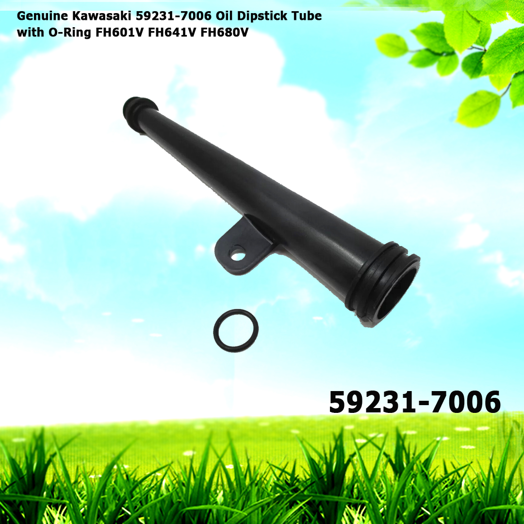 Genuine Kawasaki 59231-7006 Oil Dipstick Tube with O-Ring FH601V FH641V FH680V