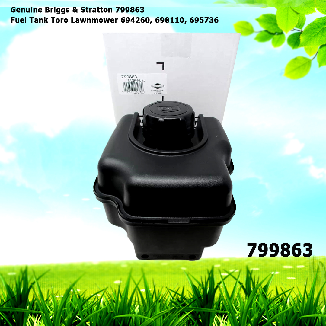 Genuine Briggs & Stratton 799863 Fuel Tank Toro Lawnmower 694260, 698110, 695736