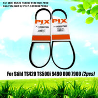 2 For Stihl TS420 TS500i 9490 000 7900 Concrete Ribbed Belt